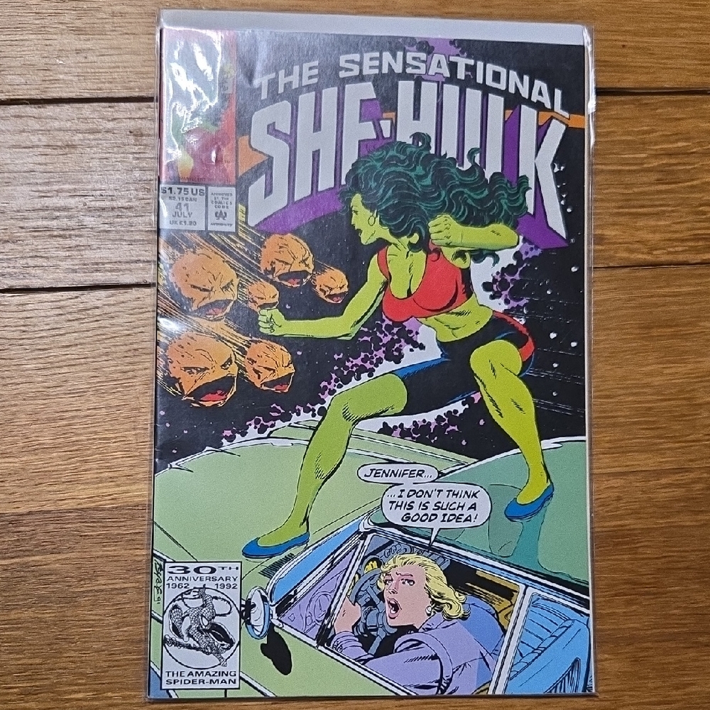 Marvel The Sensational She-Hulk Comic - Red, Green, Yellow